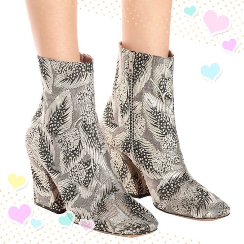 Dries Van Noten Brocade Cap-Toe 80mm Bootie